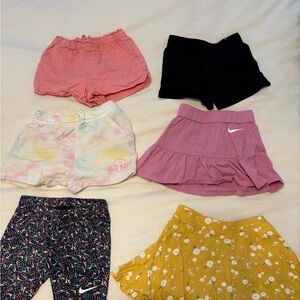 Toddler girls shorts and squirt